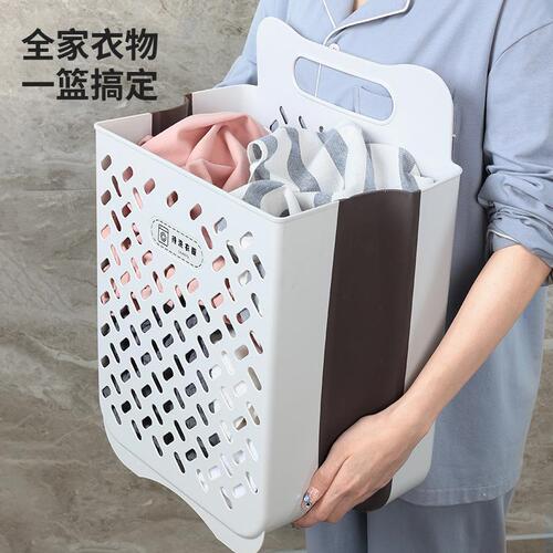 Dirty clothes basket, household laundry basket, wall-mounted, foldable, bathroom, shower, dirty clothes storage basket, bathroom artifact
