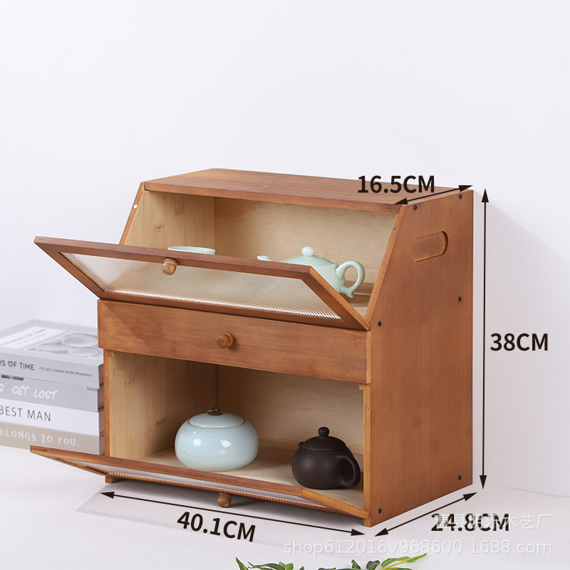 既製のダイニングテーブルティーセット、小さなキャビネット、キッチン食器収納キャビネット、パンスナック収納ボックス、竹文具収納キャビネット|undefined