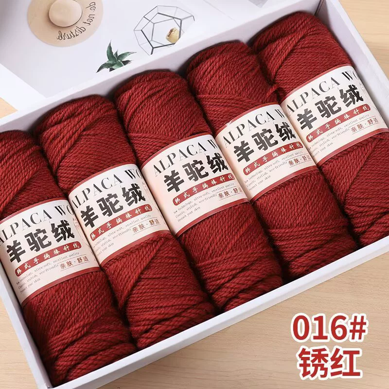 Моток пряжи альпака velvet, 100 г, для вязания шарфа, свитера, куртки — мягкая и тёплая