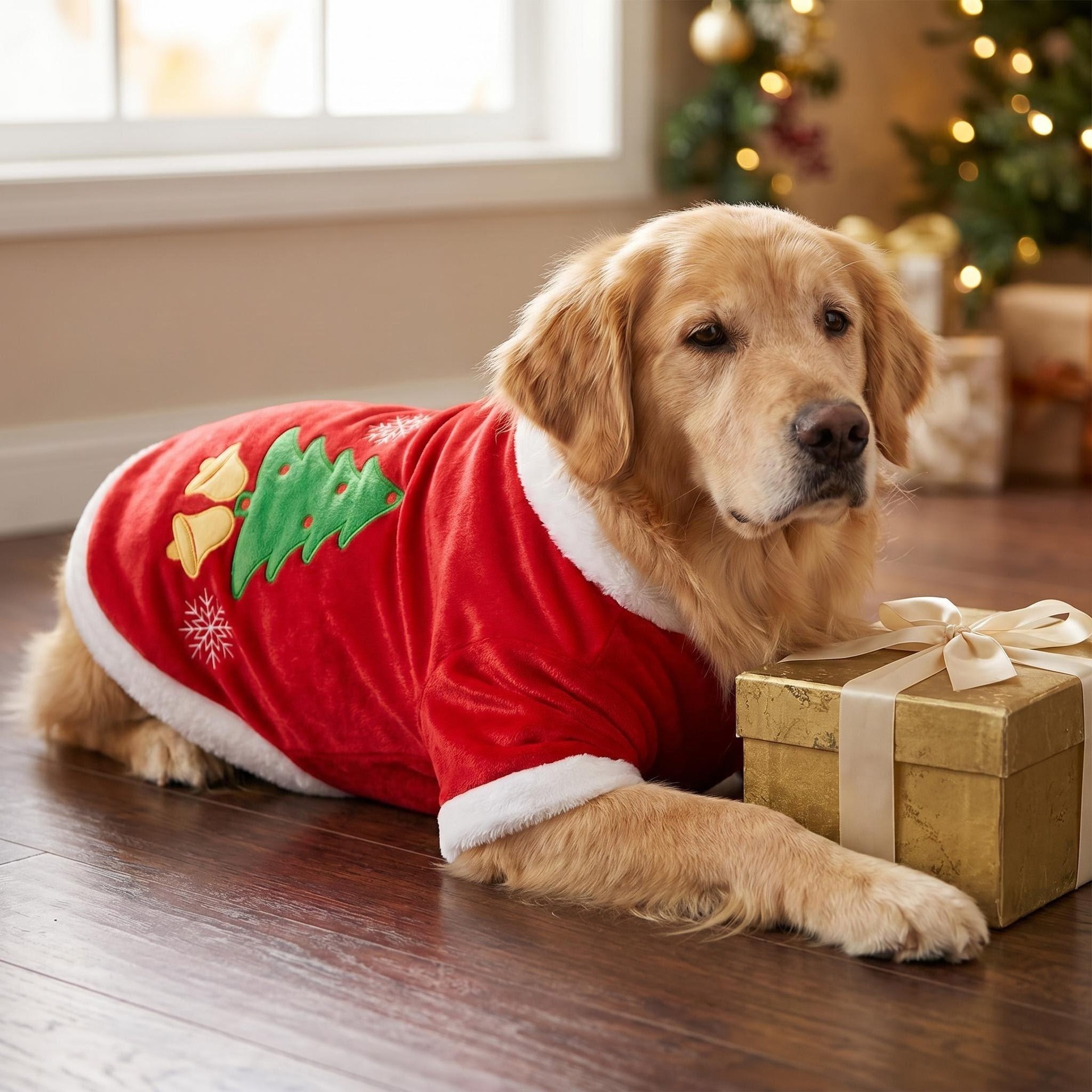 Pull de noël pour chien pull polaire chaud pour animal de compagnie_voghion.com