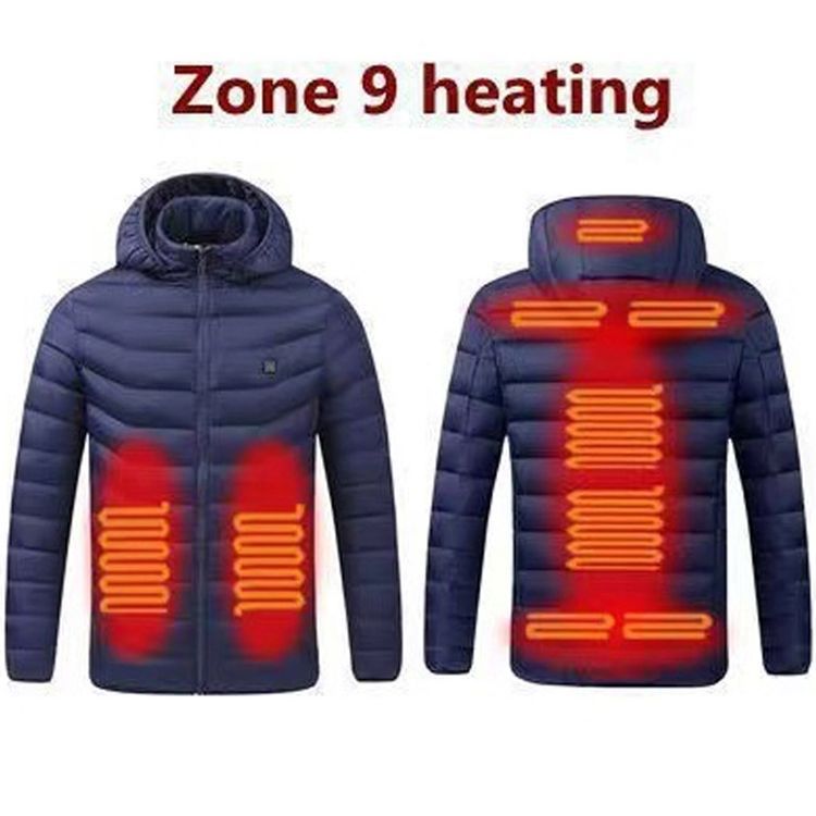 Herrenbekleidung intelligente elektrische Heizung elektrische Heizung intelligente Heizung Baumwolle gepolsterte Kleidung Heizkleidung_voghion.com