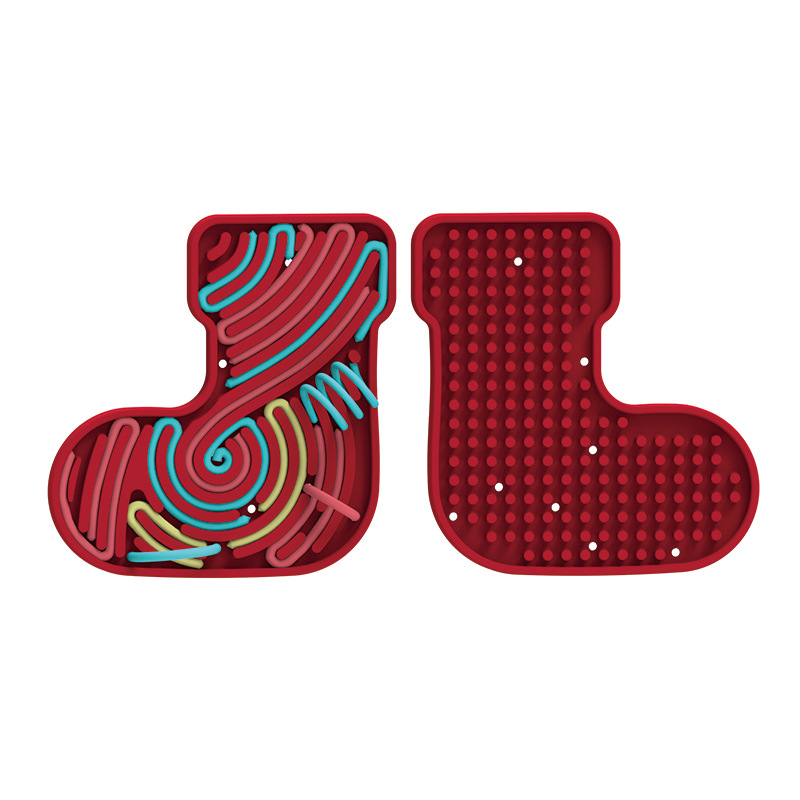 Amazon Hot Sale Sensory Activity Board Silicone Grado Alimentos Descompresión Junta Niños Puzzle Navidad Serie Regalos