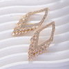 Silver needle, fashionable advanced universal earrings, light luxury style, wholesale, European style, high-quality style