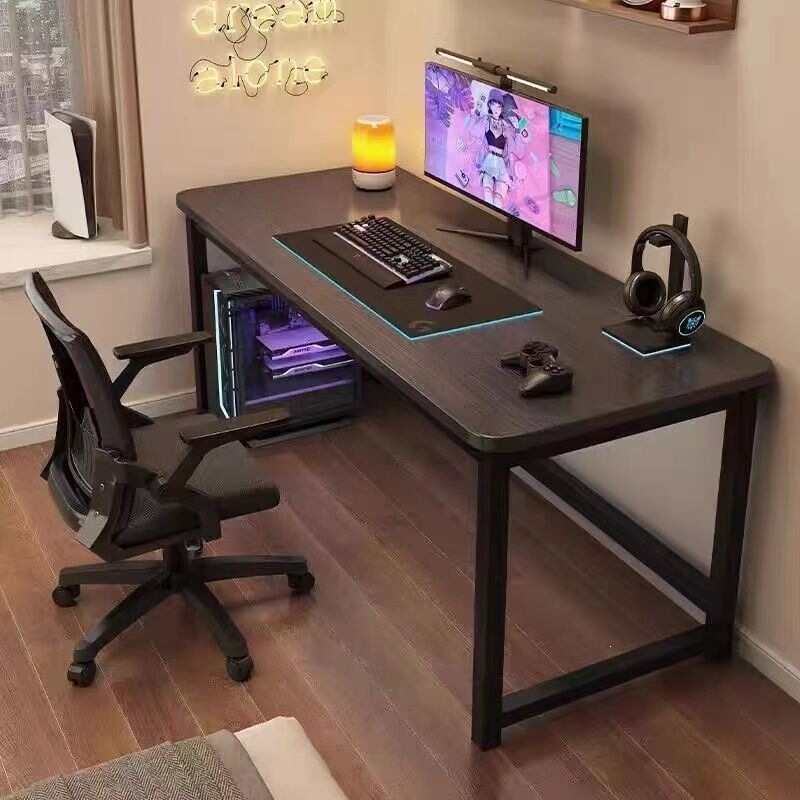 Simple rectangular office furniture, including office computer desks and student study desks, specifically designed for rental apartments, with fire-resistant and corrosion-resistant properties