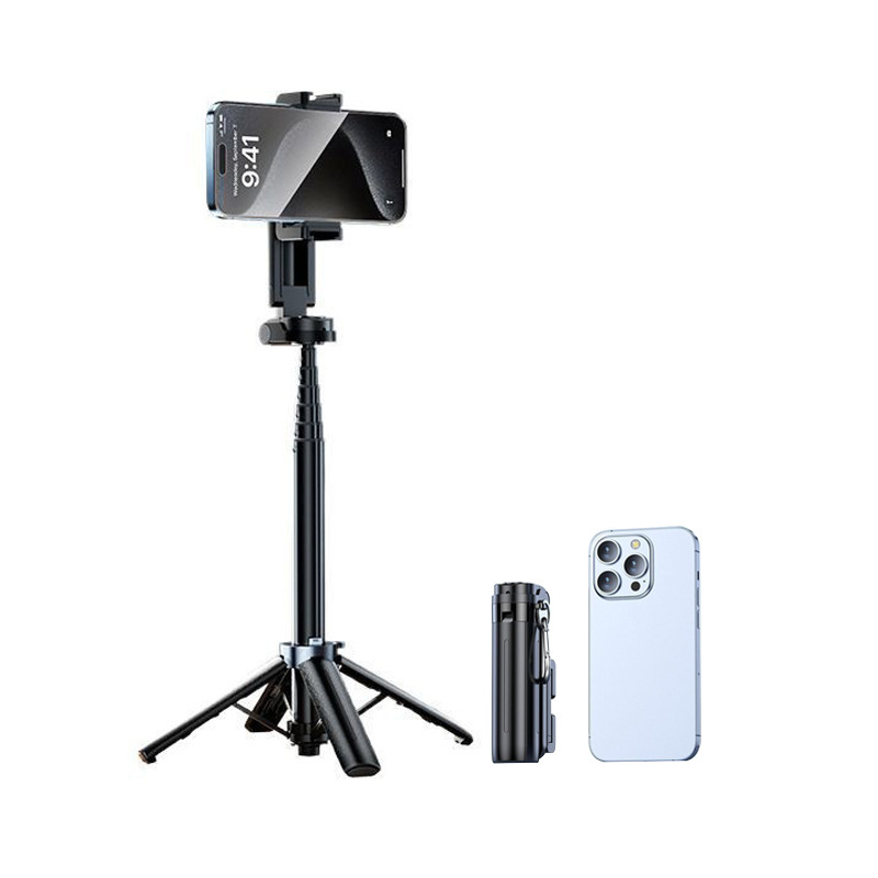 Mobile Phone Magnetic Mini Selfie Stick Handheld Assistant Bluetooth Remote Control Live Streaming Desktop Tripod Selfie Tool