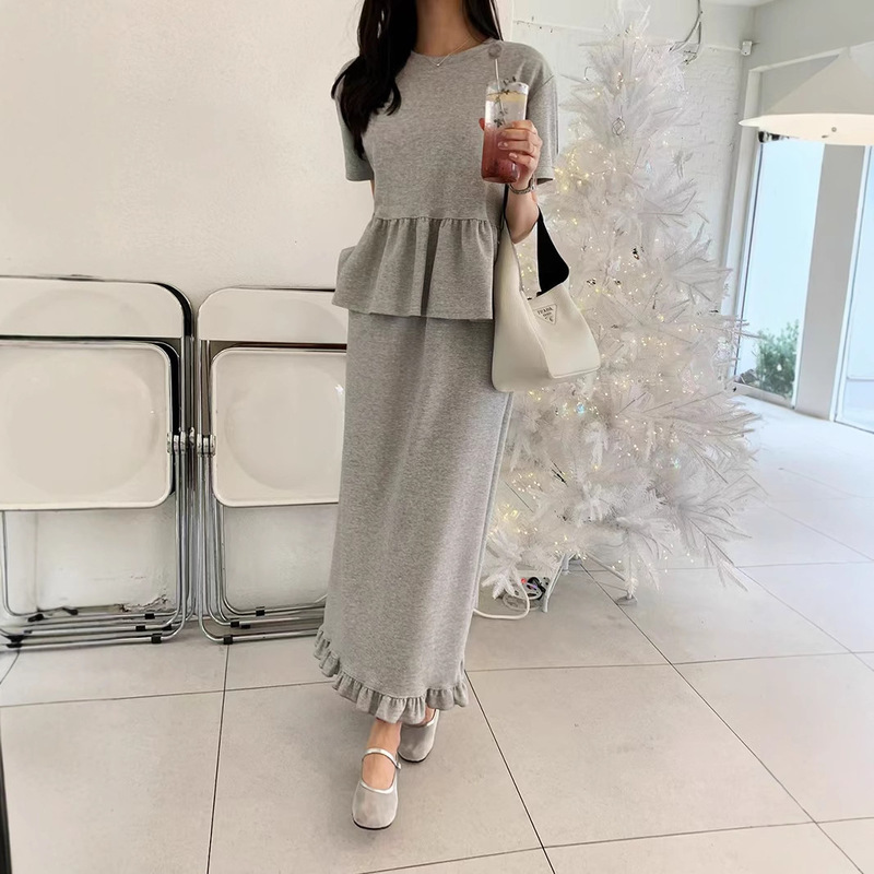 2025 South Korea New Designer Lace suit Dress in stock