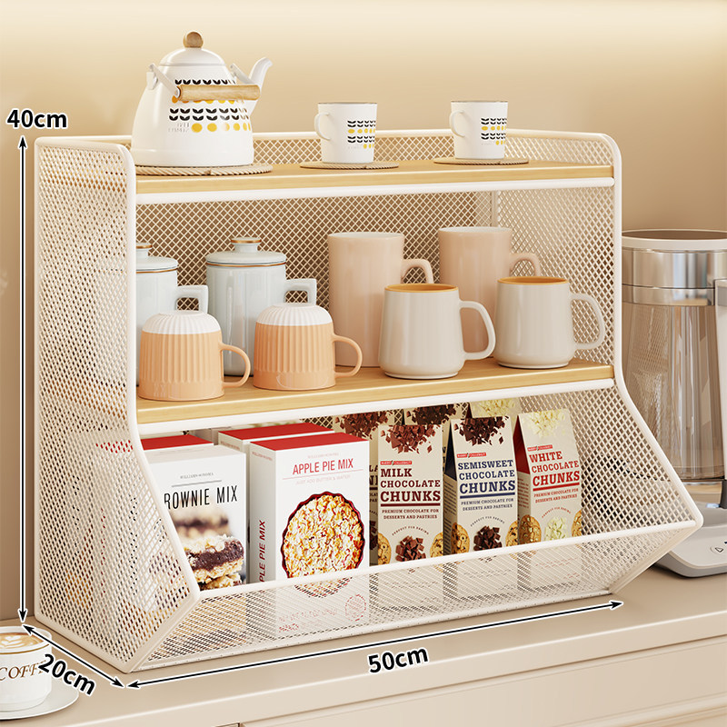 Estante Multicapa Organizador de Tazas de Escritorio