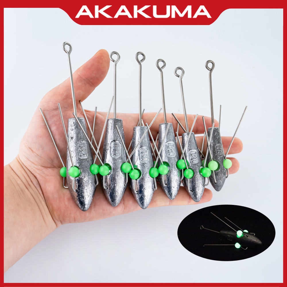 Luya Water Drop Type Lead Sinker for Fishing Grass 80-200g with Ring Lead Sinker for Deep Sea Fishing Anti-Bottom Fishing Sinker Fishing Gear Lead
