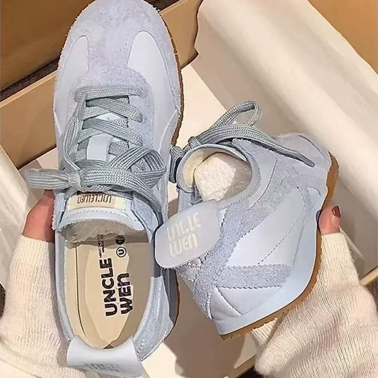 Женские летние кроссовки ретро Agande 2025, мягкая подошва, повседневные спортивные туфли на плоской подошве, универсальные белые туфли