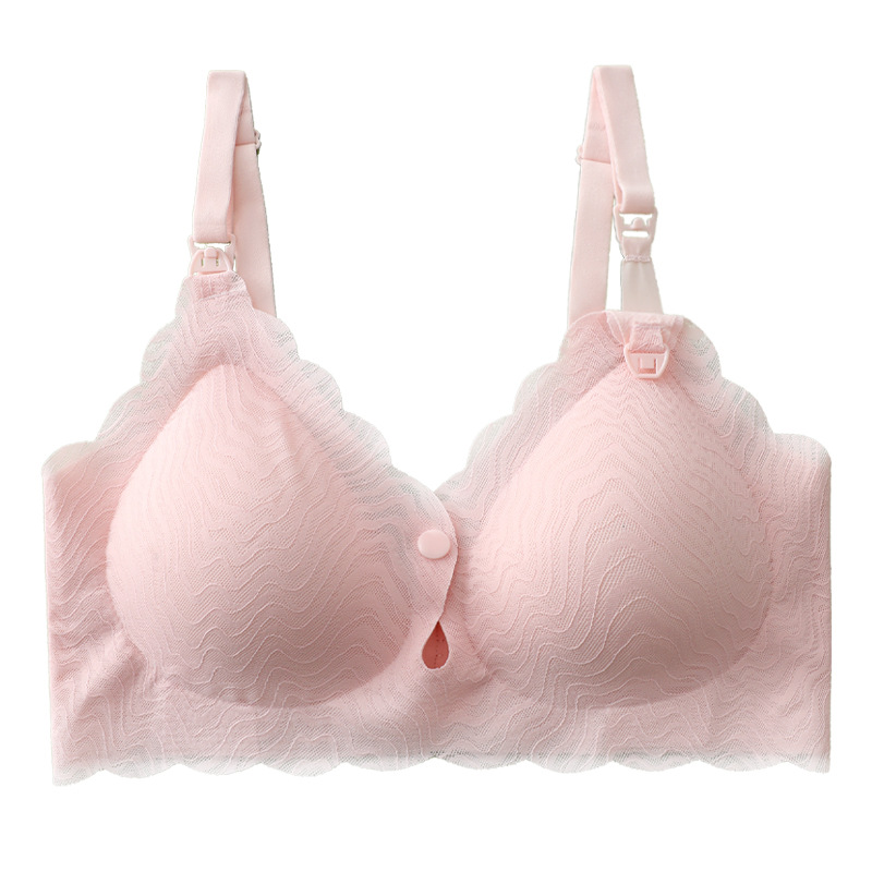 Ropa interior de enfermería delgada anti-flacidez push up postparto sujetador de enfermería para mujeres embarazadas sin costuras más tamaño sujetador de maternidad