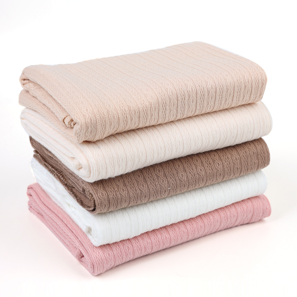Children's solid color duvet with pigtail for new born