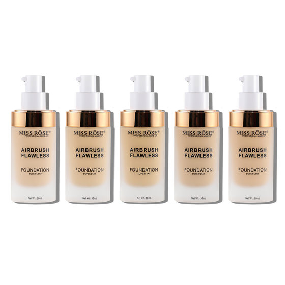 MISS ROSE Matte Face Concealer Foundation Cross Border Lasting Waterproof Sweat-proof Natural Moisturizing Foundation Cream