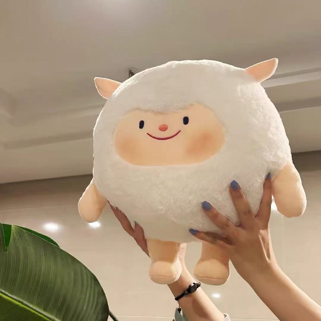 Eggboy Little Sheep Plush Toy Bee Sheep Honey Pillow Birthday Gift for Girls Eggboy Plush Doll