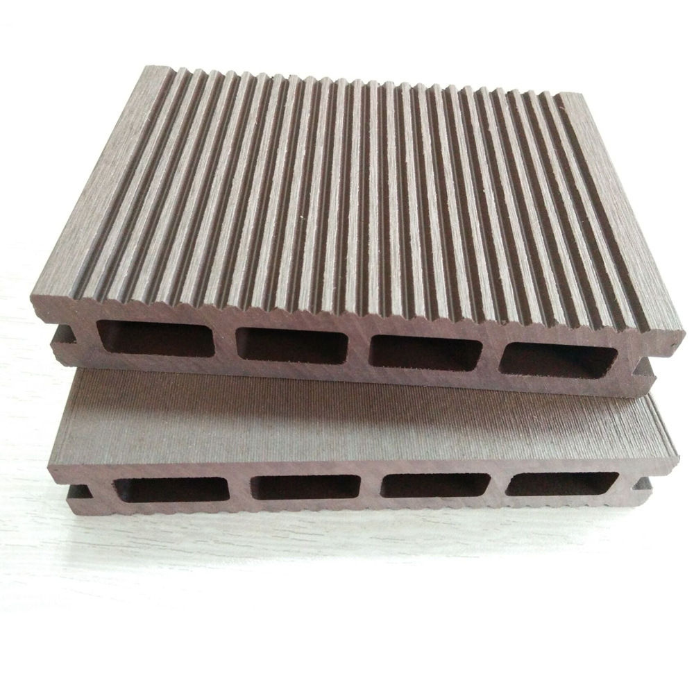 Madera Plástico 3D WPC piso generación cuadrado agujero 140*25 protección del medio ambiente plástico material de madera jardín decoración al aire libre anticorrosión madera image 6