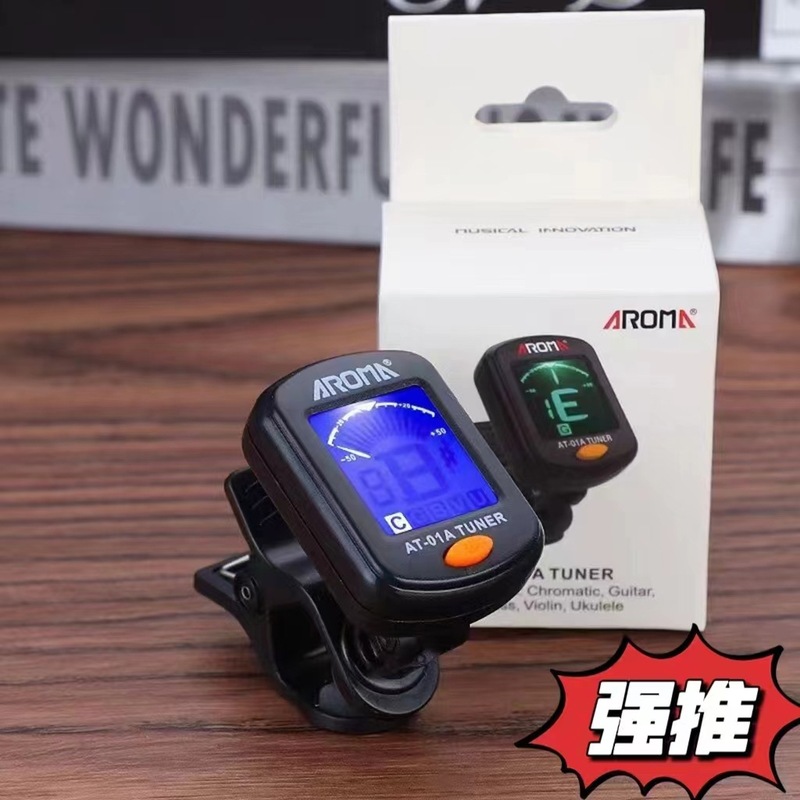 Anoma AT-01A ギターチューナー チューナー ウクレレベース フォークギターチューナー アクセサリー|undefined
