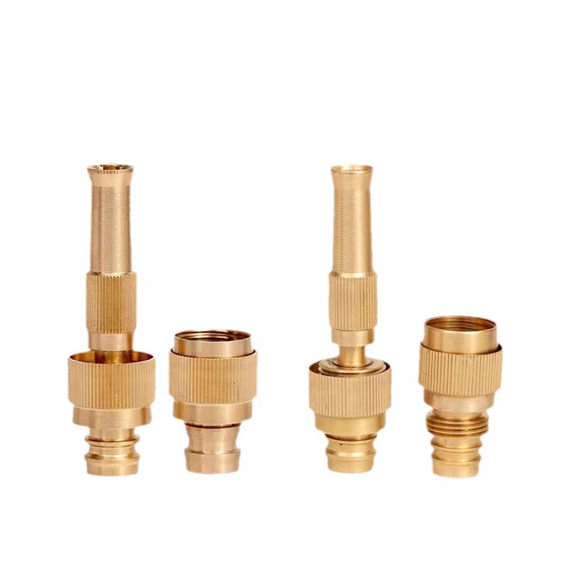 全铜4/6分高压水枪 可调节直喷水枪 洗车园林灌溉工具 奶嘴水枪