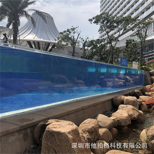 免费设计【透明泳池厂家】别墅酒店民宿亚克力透明无边游泳池-阿里巴巴