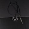 Basketball necklace, universal pendant, simple and elegant design, wholesale