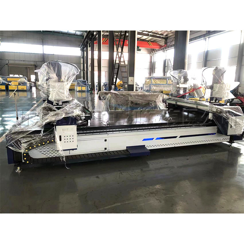 自动卸料四枪角铁法兰焊接机制冷风管地铁通风建筑通风角焊接设备