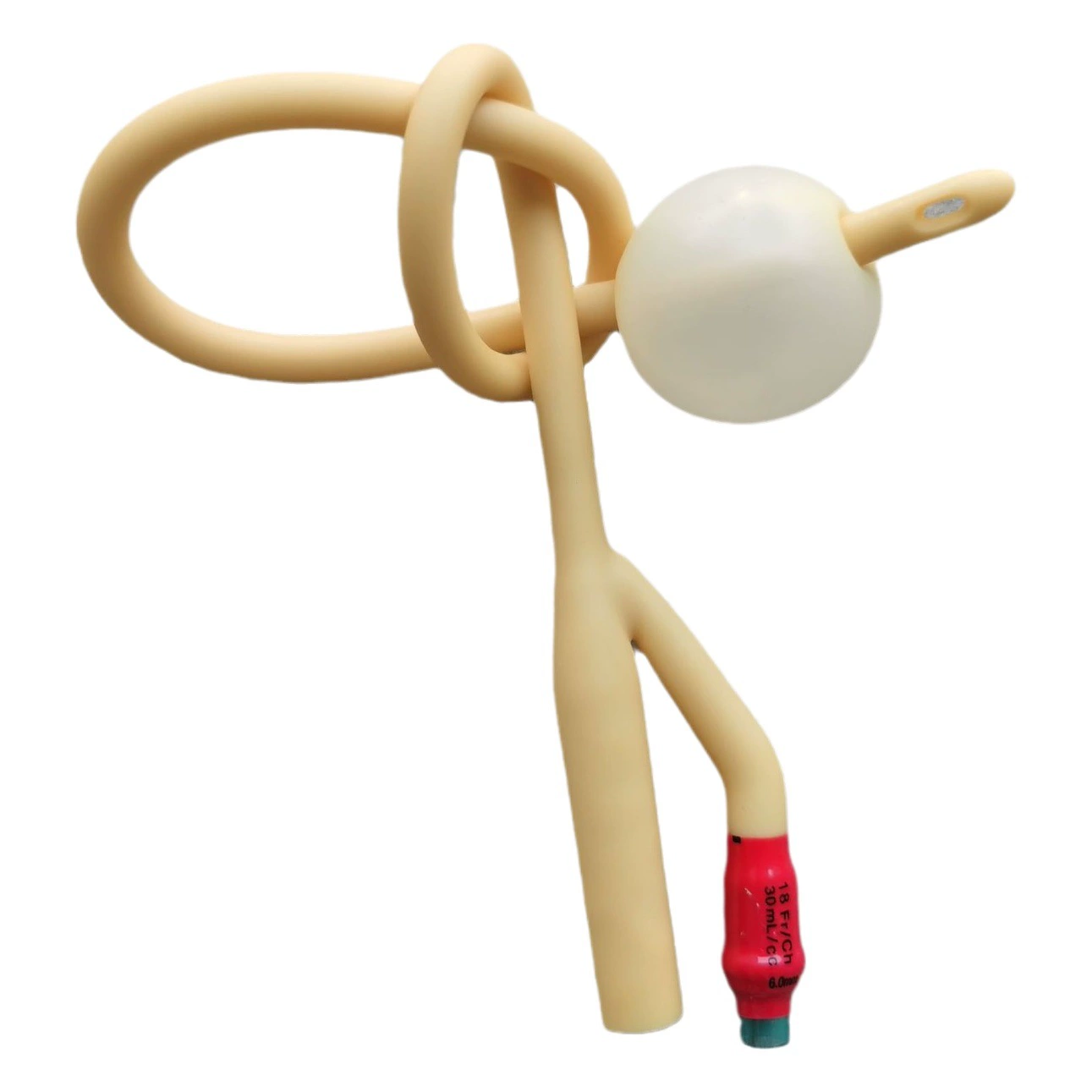 Латексный катетер Weili, двойной люмен, трехполый медицинский стерильный катетер для пожилых детей, унисекс, дренажный трубчатый катетер