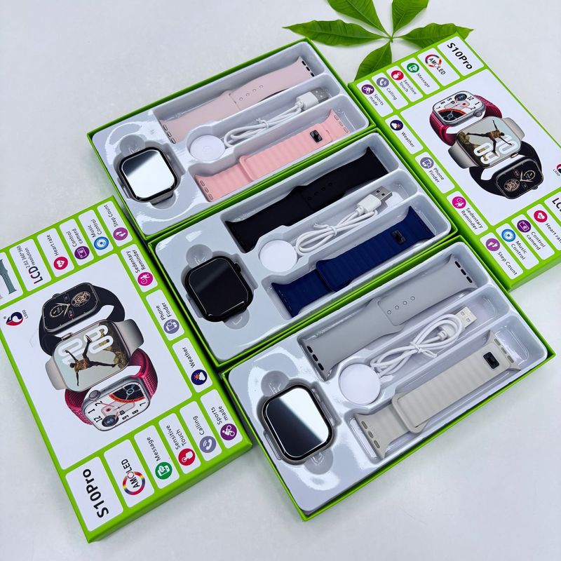 S10Pro新款跨境抖音直播智能手表心率血氧蓝牙通话运动离线支付|undefined