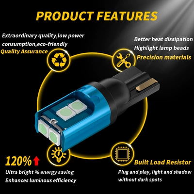 Width indicator light lamp 6SMD small lamp license