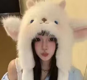 大脸蒙古护耳渔夫帽子男女秋冬季骑车显脸小加绒加厚盆帽防风保暖|undefined