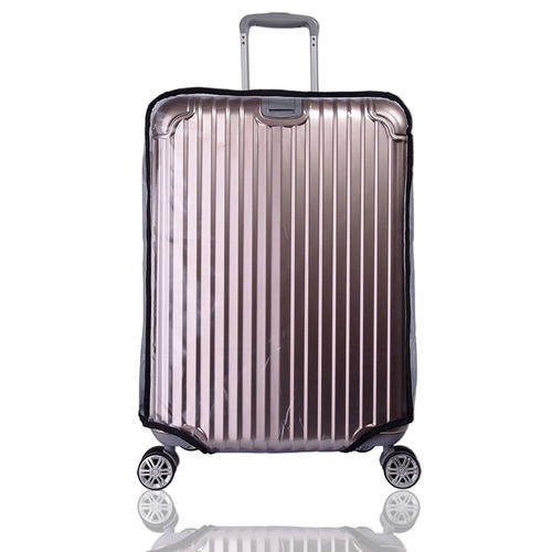 Luggage cover transparent waterproof pull-up suitcase cover travel leather suitcase cover 20/24/26/28/hood thick wear-resistant
