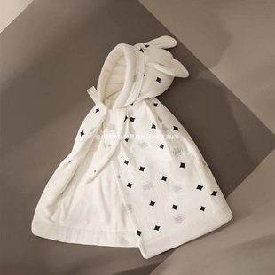 Free Shipping Baby Cloak Poncho Baby Outgoing Windproof Thickened Holding Clothes Autumn and Winter Boys Girls Children Newborn