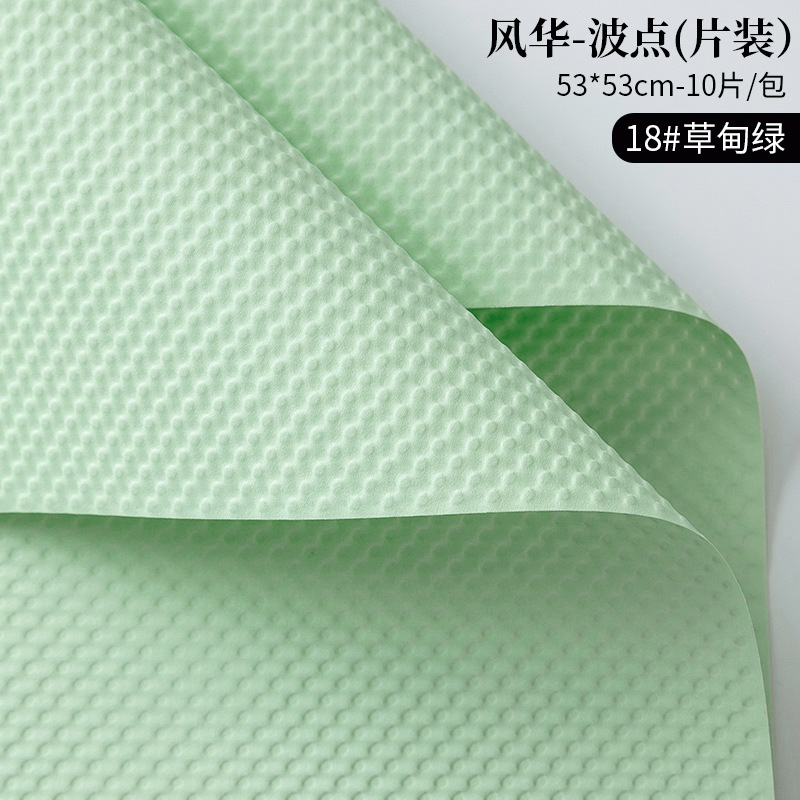 Papel estereoscopico coreano punto de ondulación espeso papel impermeable a prueba de agua papel de embalaje de flores material floral