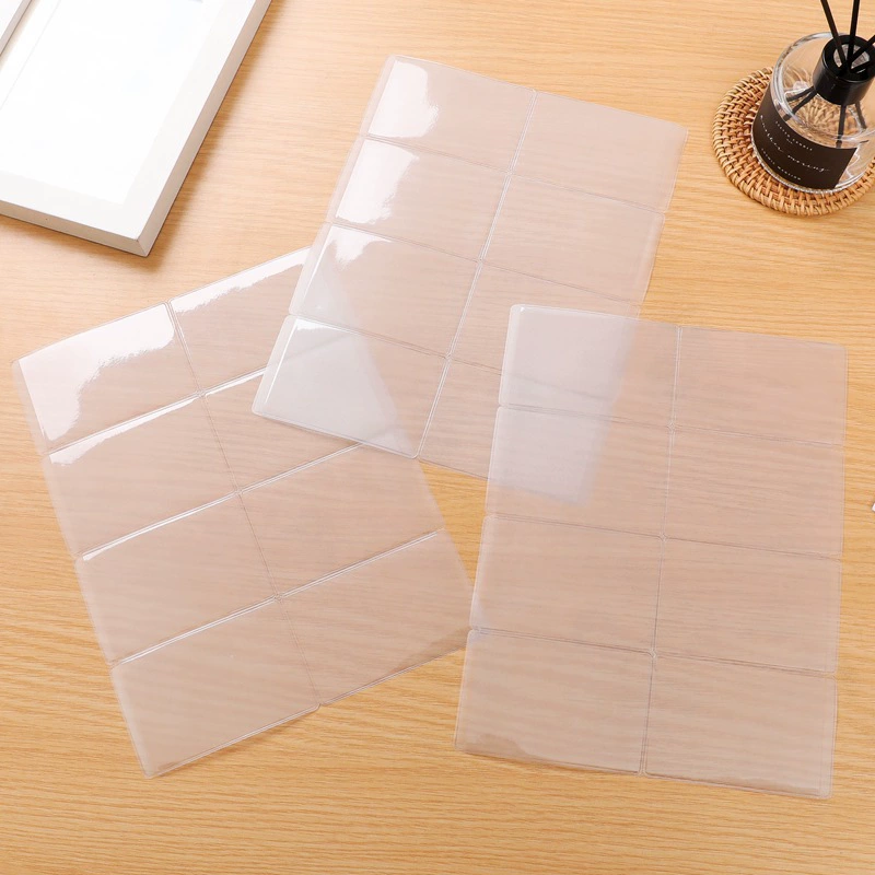 Transparent matte plastic anti-magnetic card holder, protective case