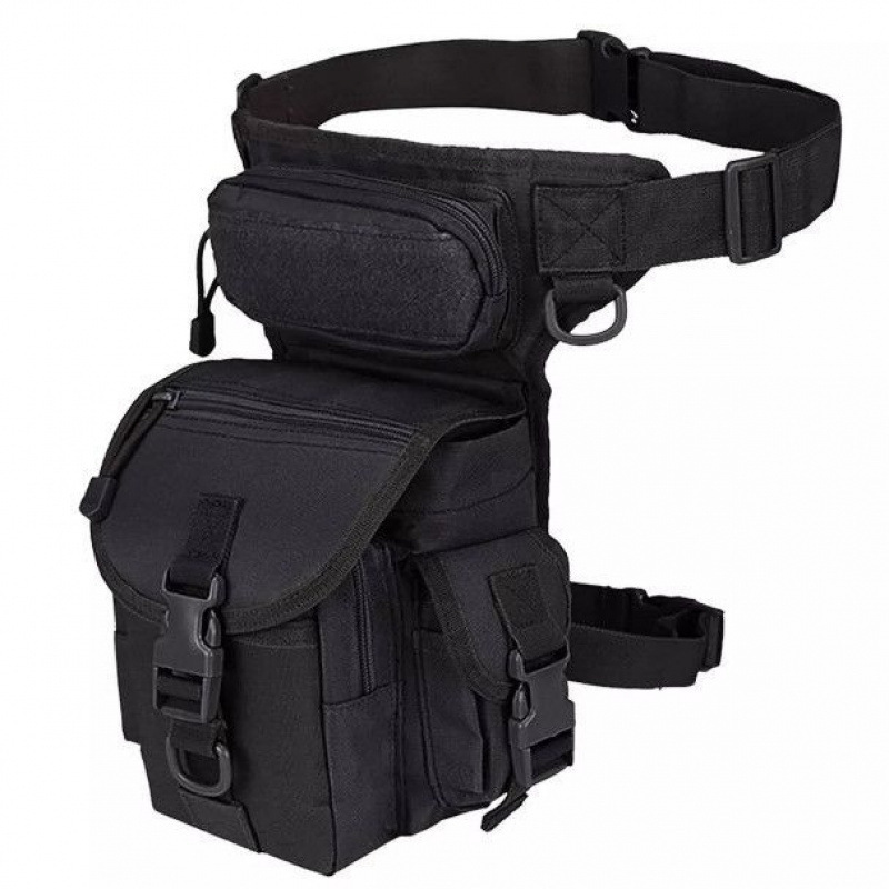 Military Fan Tactical Leg Bag Men's Multi-Functional Leg Hanging Outdoor Field Special Forces Cycling Motorcycle Leggings Bag Sports Waist Bag
