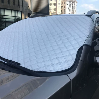 Car front windshield antifreeze cover car sunscreen heat insulation sun visor windproof frost cover snow shield winter (Sun shade)