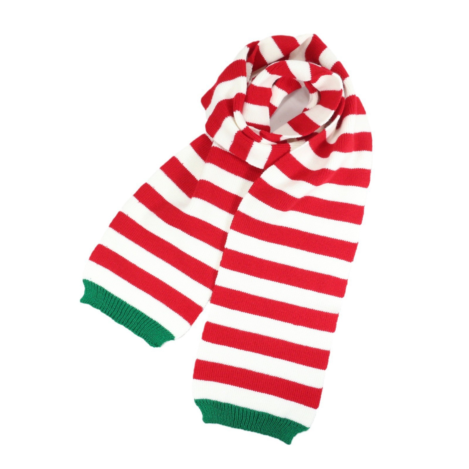 Christmas knit three-piece hat, scarf, glove, winter classic striped wool_voghion.com