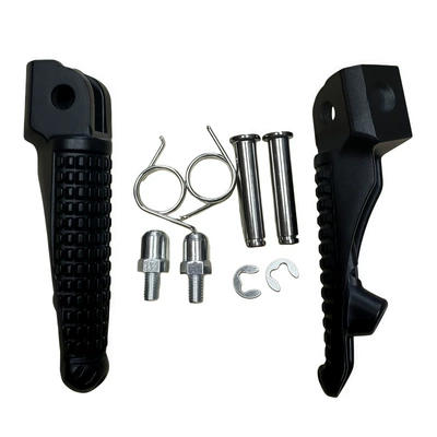 Suitable for Kawasaki Ninja400/Z400/Ninja 400 Front Pedal Bracket Front Pedal Assembly Front Pedal (Motorcycle pedals) - black-front-pedals