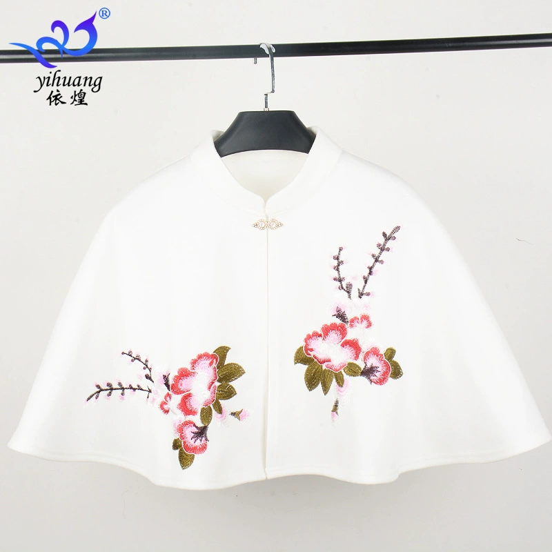 Маленькая шаль с вышивкой, женская накидка 2021, короткий весенне-осенний кардиган, высококачественный подходящий жилет с вышивкой Cheongsam, внешний жилет с вышивкой