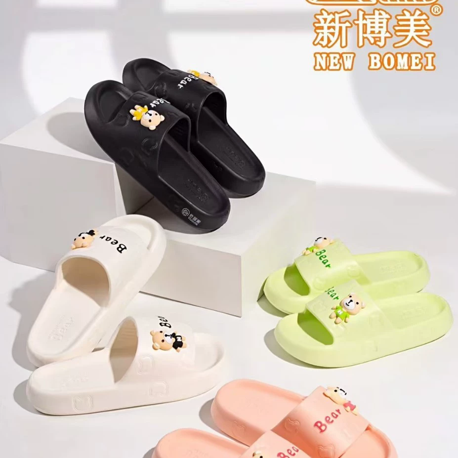 Новый Бомей-EVA Мягкий Материал для дома Дамы Буксировка Простой Свежие Тапочки Пара Дамы Пляж Тапочки