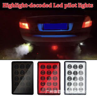 Factory rectangular F1 car led pilot light square led brake light rear warning triangle light cruise light
