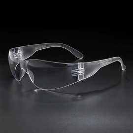 新款透明防护眼镜安全护目镜防飞溅骑行风镜一体架安全工作劳保镜