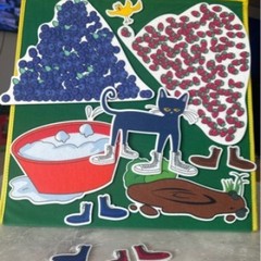 ピート猫フェルトpete the cat英語絵本教室インタラクティブ早教啓蒙玩具幼稚園
