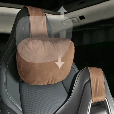 All-In-One Sports Seat Double Buckle | Headrest - dark-brown-headrest