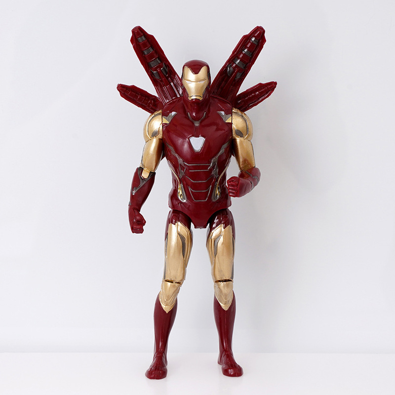 アベンジャーズフィギュアキャプテンアメリカスパイダーマンアイアンマンレッドジャイアントライトレス人形モデル装飾品卸売|undefined