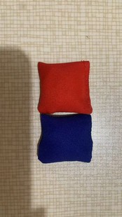 Small Sandbags for Children to Throw Square Toddler Sandbags Balls Sandbags Colorfulful Thick Canvas Kindergarten Quartz Sand