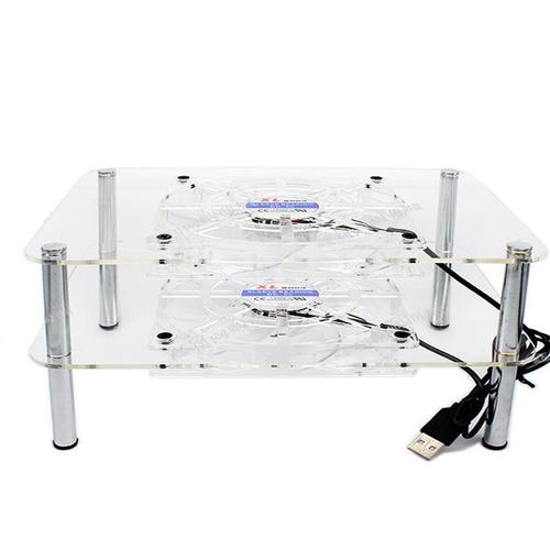 Router heatsink flat laptop WIFI Optical Modem set-top box switch heatsink fan stand