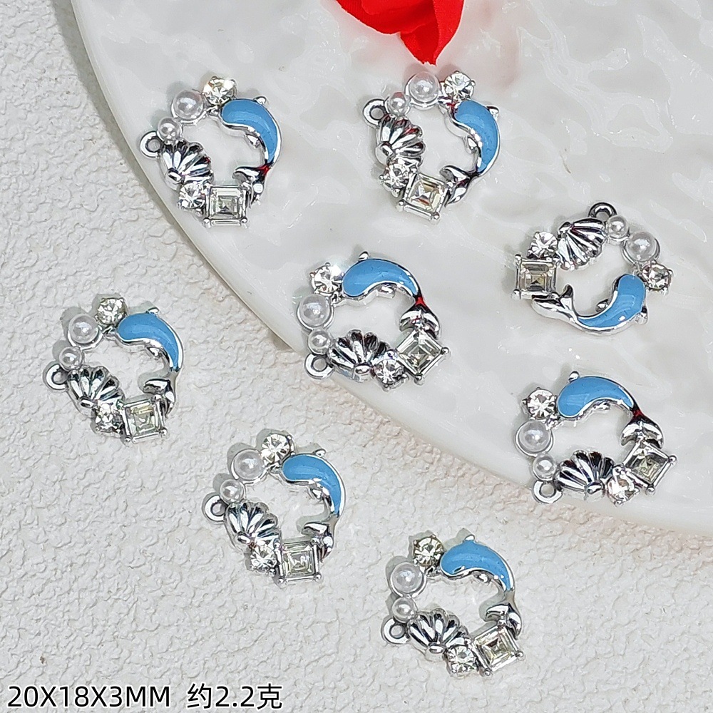 Exquisitos accesorios de joyería colgante de diamante de alta protección ultravioleta al por mayor collar DIY artesanal colgante de materiales de ropa de pulsera