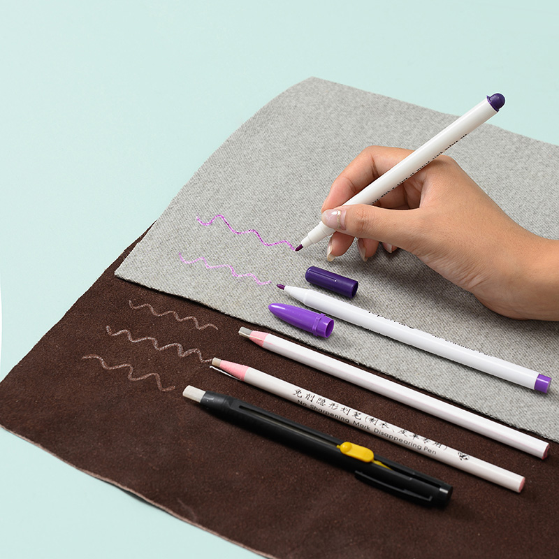 免削隐形划笔高温消失笔制衣皮革气消笔划粉笔拉线蜡笔服装褪色笔