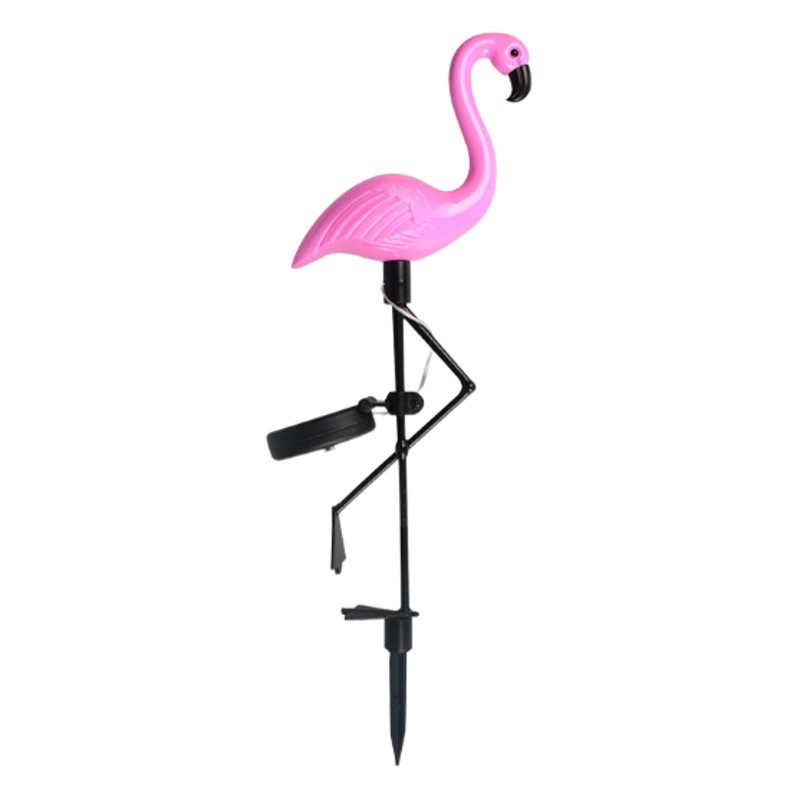 Transfronteriza nueva lámpara de césped solar lámpara de enchufe de tierra Flamingo paisaje lámpara decoración al aire libre Villa Jardín lámpara de Jardín