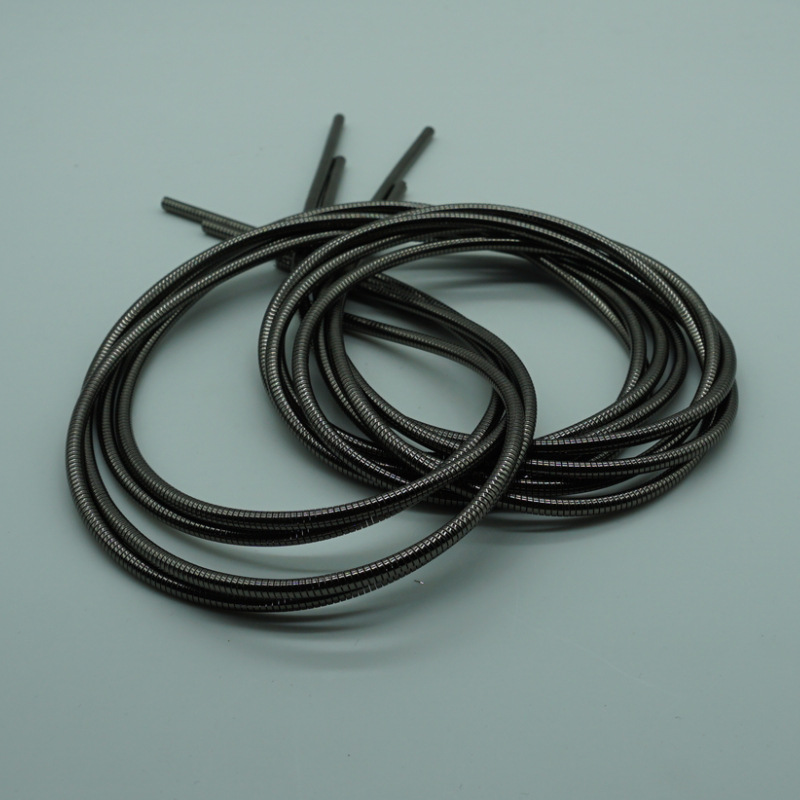 厂家直销 弹簧管 304不锈钢扁线数据线保护管 电镀数据线弹簧管