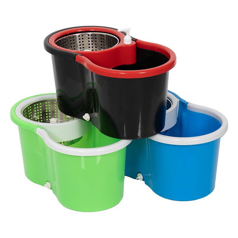 Nuevo trapeador giratorio 2025 cubo de doble accionamiento en forma de 8 trapeador doméstico sin lavado a mano