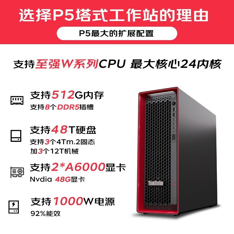 Lenovo [Workstation] [P5] Black Myth Wukong Gpu Server Ai Graphics Three-Dimensional